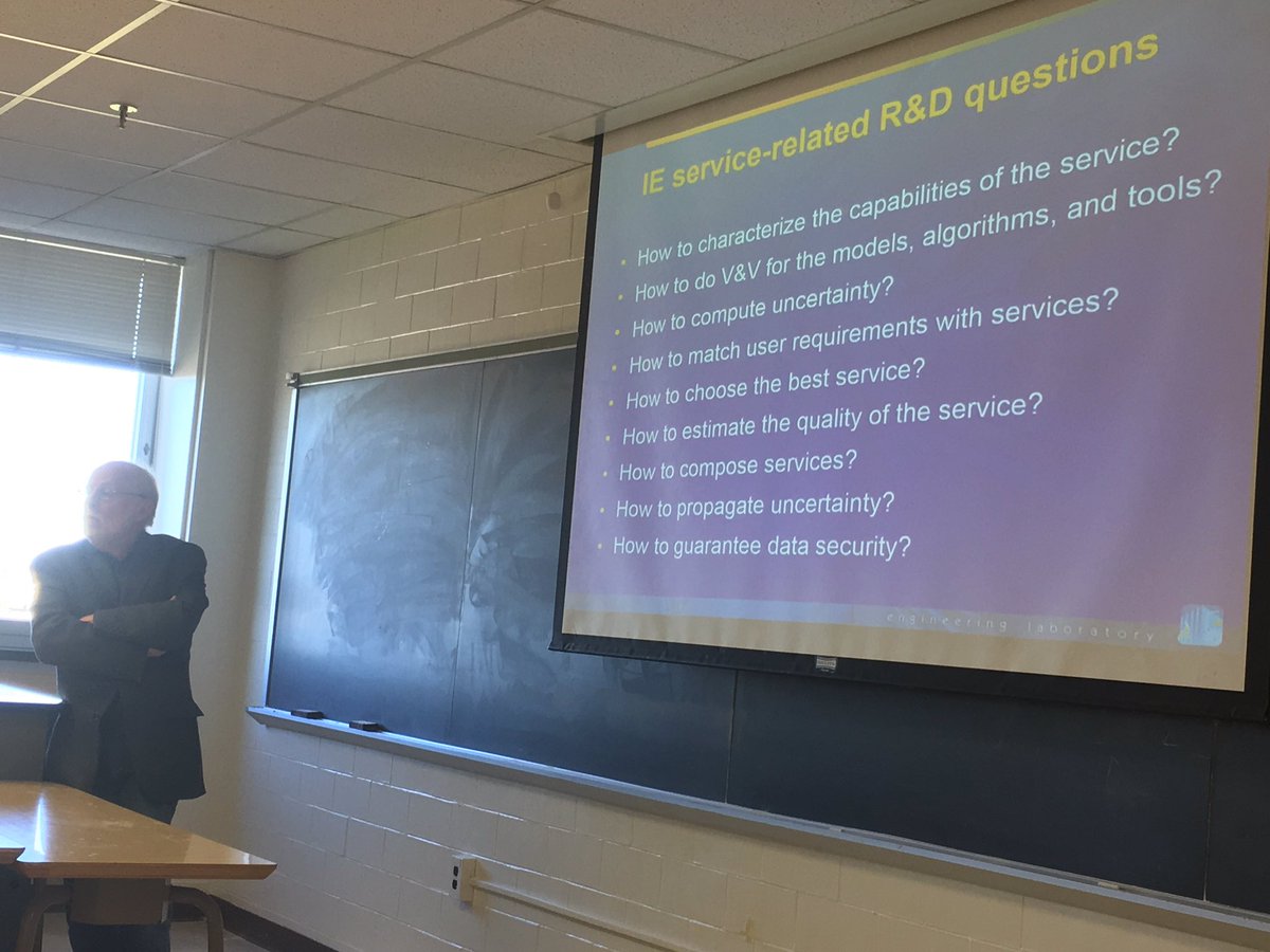 ThorstenWuest's tweet photo. Al Jone's view on what has to be investigated to realize (successfully) cloud manufacturing services. @WVU_IMSE @wvustatler #SmartManuf https://t.co/G3TQawwPAA