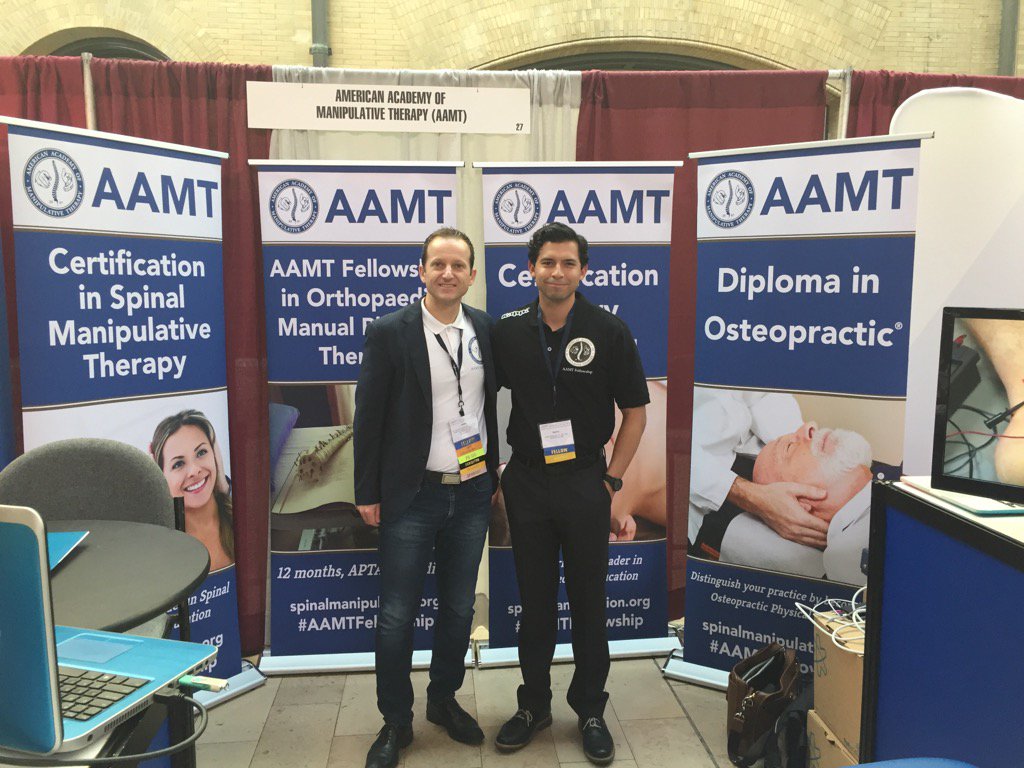 DrDunning's tweet photo. Well done @hrodriguez_e on achieving FAAOMPT credential at #AAOMPT2016 Conference St. Louis #AAMTFellowship #GetPT1st https://t.co/xukUAT1Qdq