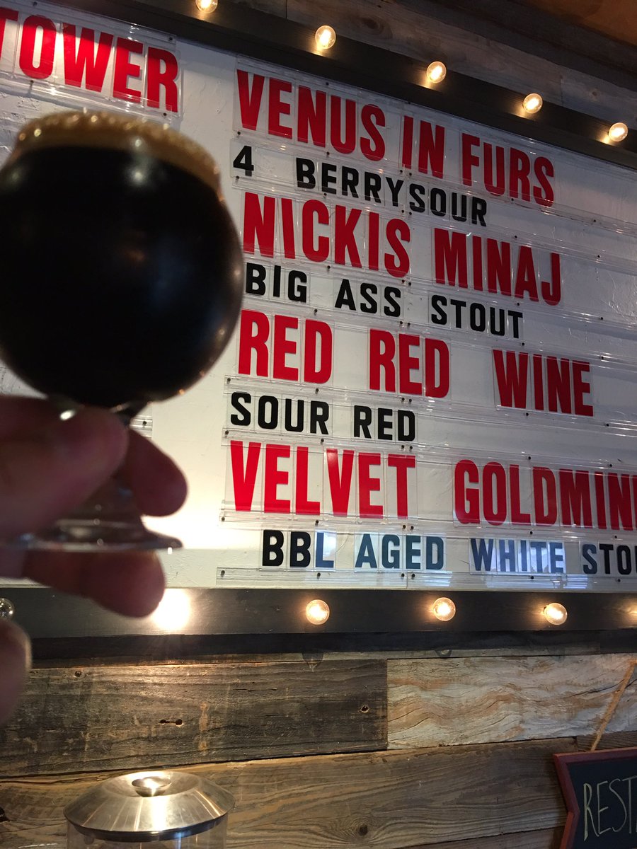 Special release! Nicki's Minaj Big Ass Stout. 11.0% 10 grains, bourbon barrel fermented. Aged on espresso and vanilla bean. #halloween good