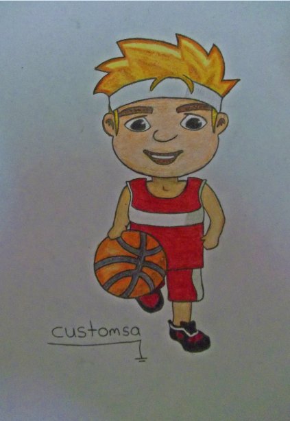Sanalika Basketbolcu Karakter çizimim sizlerle! ^_^ 🎈 
Boyalı ve boyasız halini atıyorum.