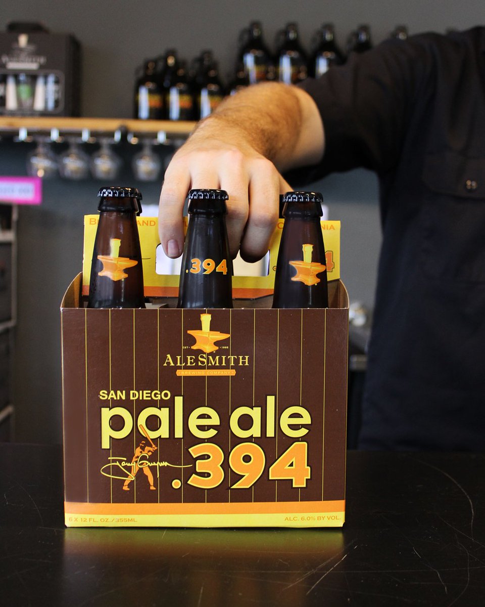 Enjoy Baseball's Fall Classic today paired with San Diego Pale Ale 394. Bottles available until Winter, with draught available year-round.