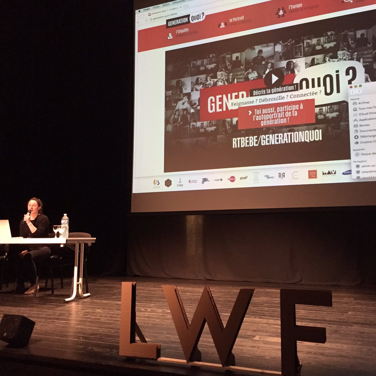 LiegeWebFest's tweet image. Dernier projet pour cette belle soirée : Génération Quoi ?

Merci à tous et rendez-vous demain au Reflektor pour la remise des Prix.
#LWF16