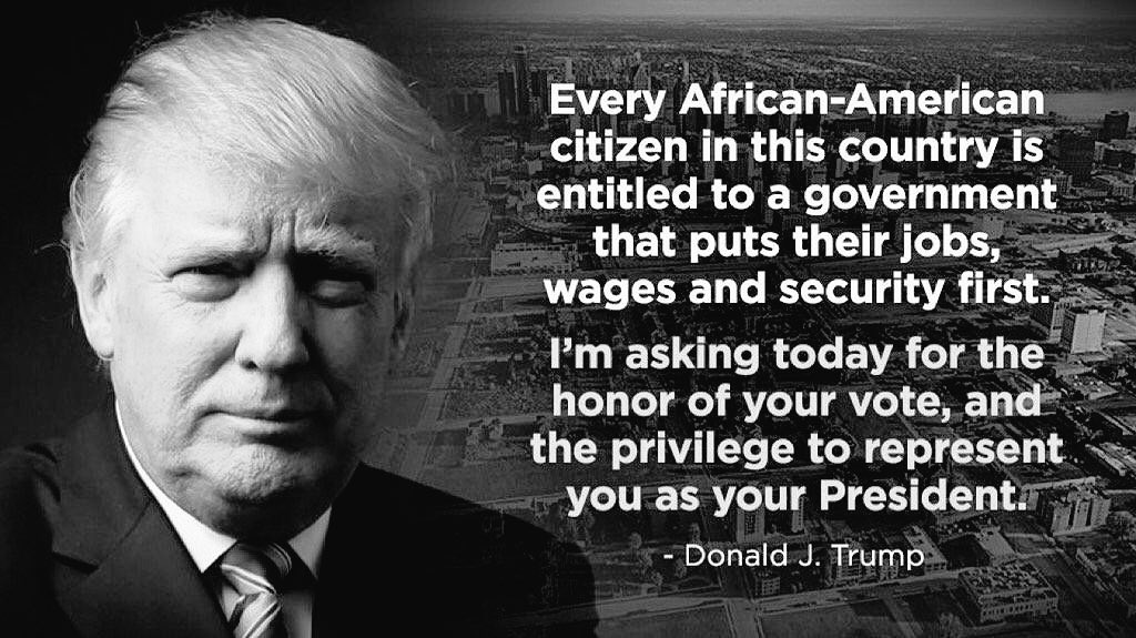 ResistTyranny's tweet photo. “I’m asking today for the honor of your vote.” ~Donald Trump

🔸jobs
🔸wages
🔸security

#BlackLivesMatter #TrumpPence16 #VoteTrump #MAGA https://t.co/PabUkyeePJ