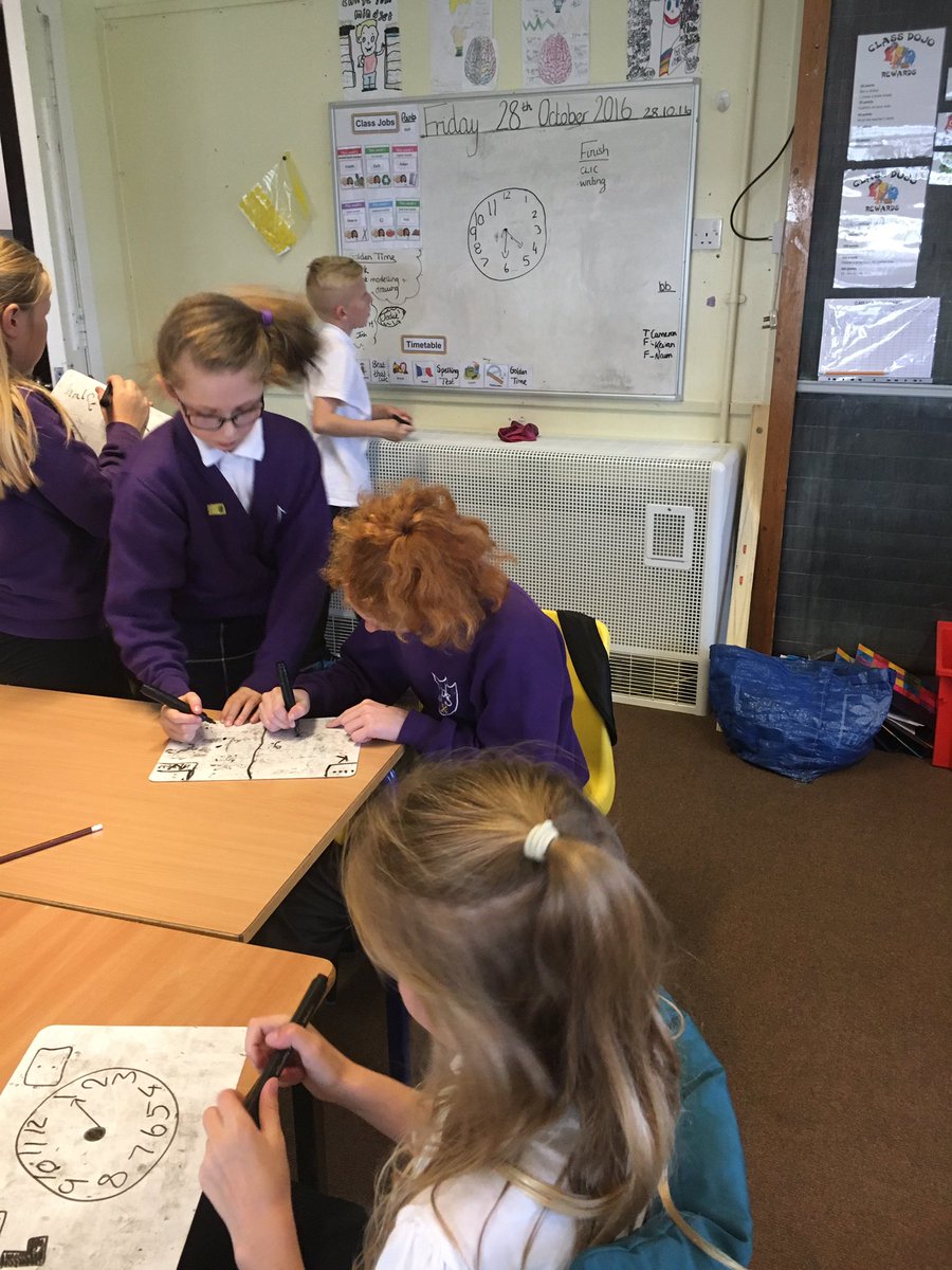 LauriestonP2's tweet photo. We took on the role of the teacher in maths and we had to challenge our classmates by making up tricky questions. #time #maths #durations https://t.co/bNWj26bMeb