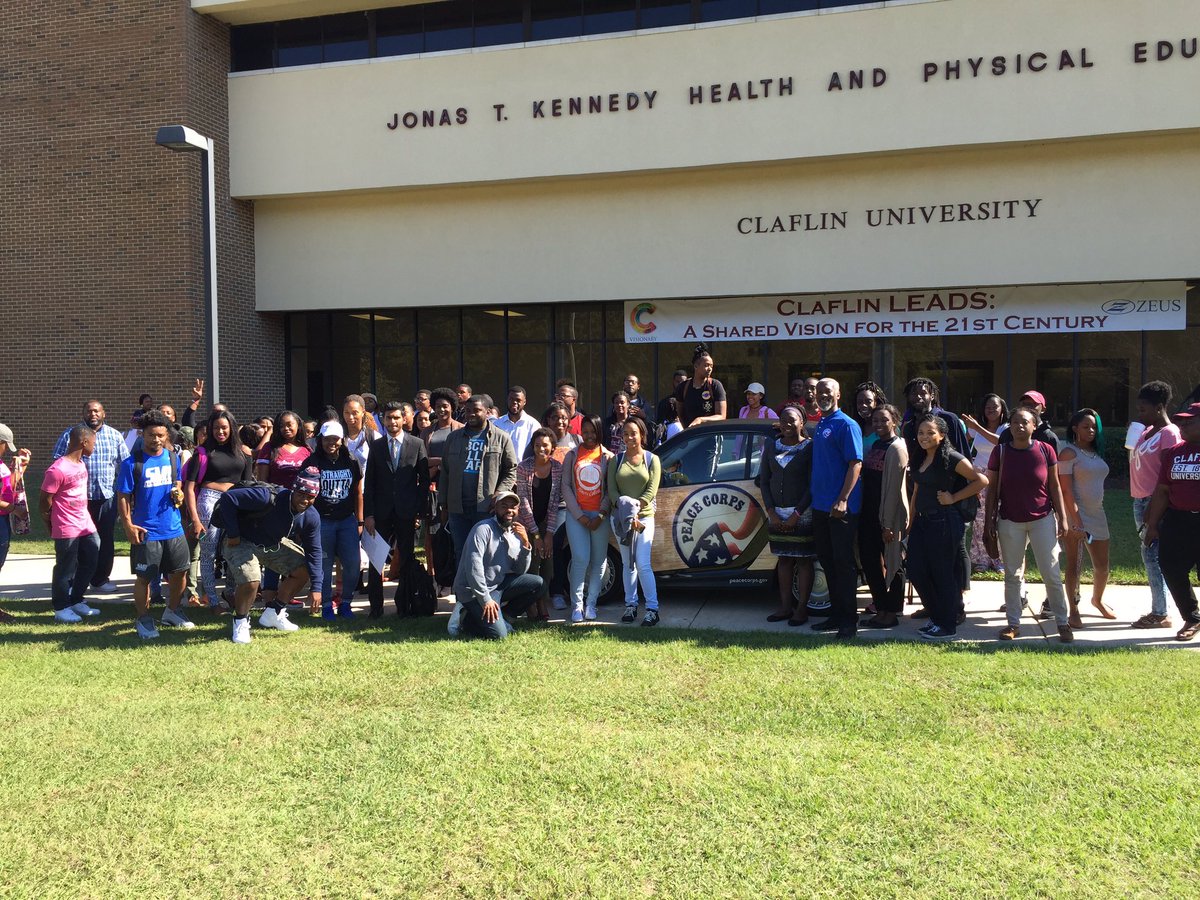 WHI_HBCUs's tweet photo. Thank you for your hospitality @ClaflinUniv1869! We hope students faculty & staff learned a lot today! #peacecar 🌍🚗 https://t.co/FNomi46yZf