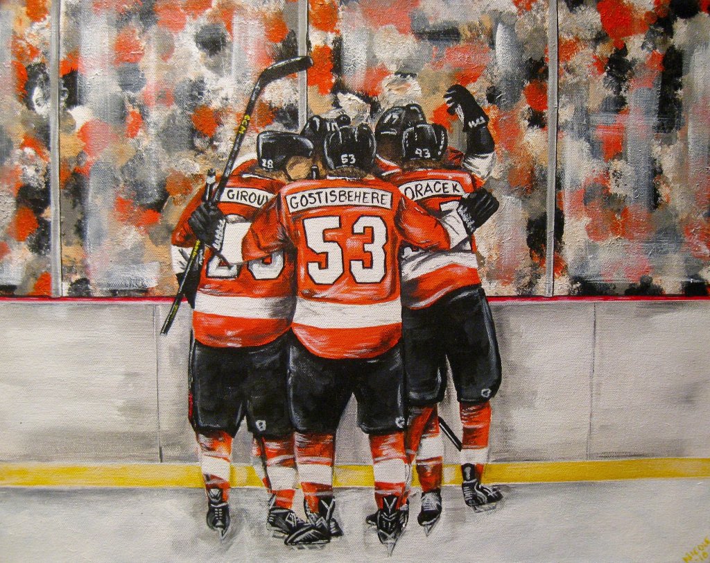 heatphins30's tweet photo. @David_Boreanaz this is my friend I was telling u about at grocery store, amazing artist @NicoleSanchezSB Flyers art https://t.co/bX0GvR48dP
