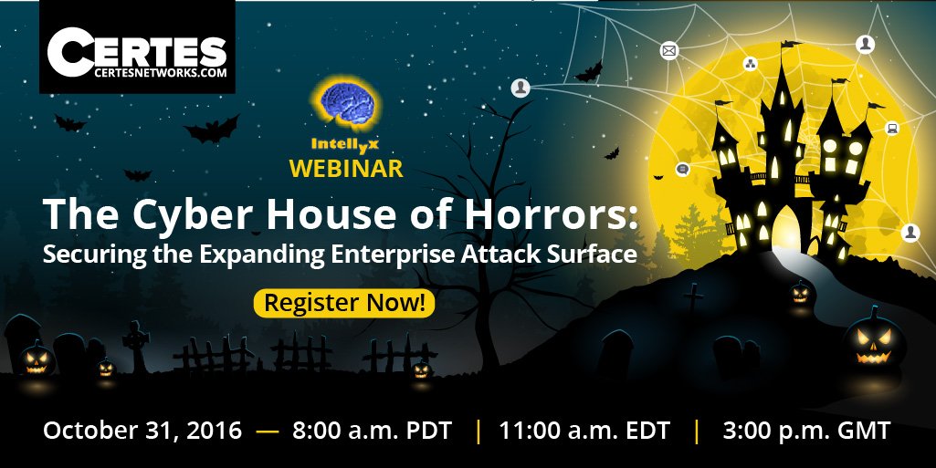 Join us on #Halloween for our 'Cyber House of Horrors' webinar with <a href="/aboone20/">Boone</a> <a href="/TheEbizWizard/">Jason Bloomberg</a> #CyberSecurity ow.ly/2TVk305ALX1