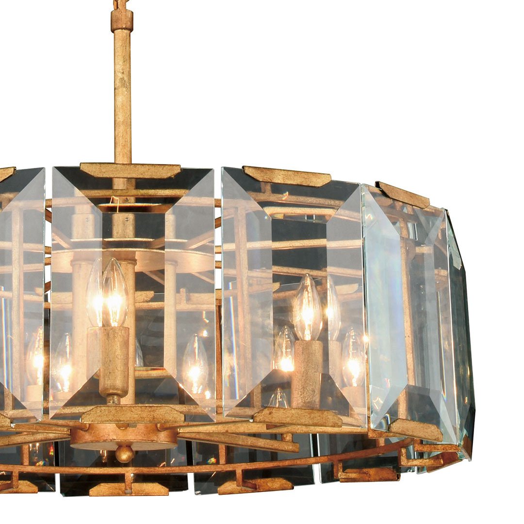 What appear to be giant gemstones encircle this #chandelier from our Monaco Collection. bit.ly/2dFKxpS