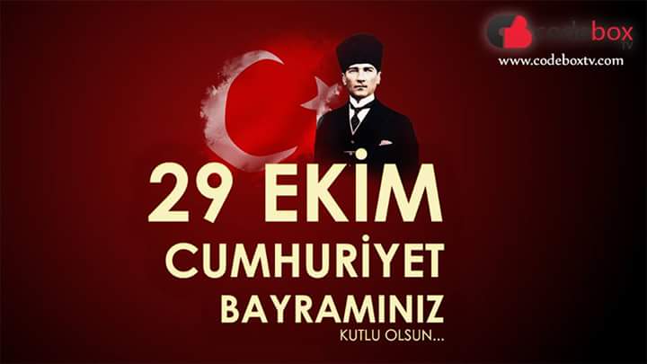#TÜRKünBayramı29Ekim
#codeboxtv
#CumhuriyetBayramimizkutluolsun