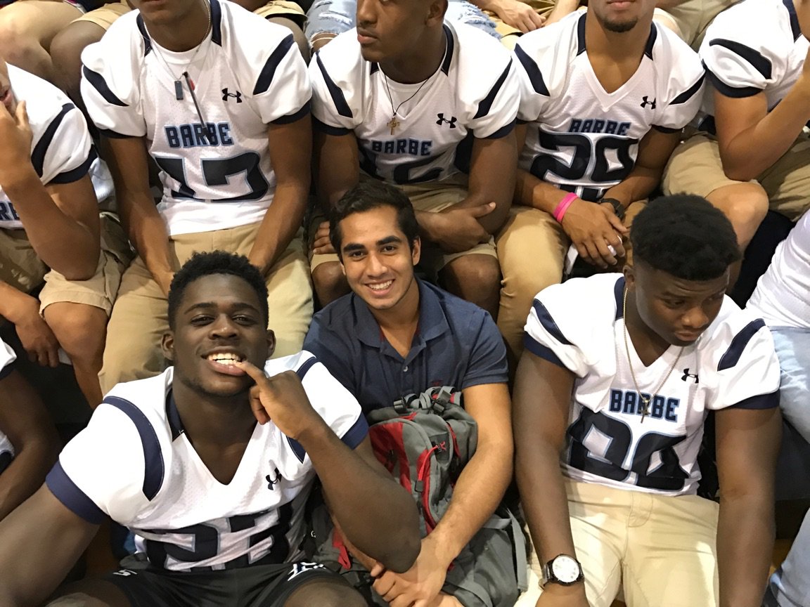 BarbeBucsFball's tweet photo. Barbe Bucs are ready for tonight!!
#GoBarbe 
#BeatSulphur https://t.co/BaZsaXTQue