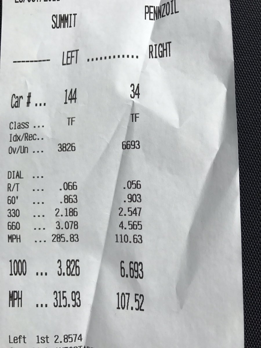 Q1 @RayThomas34 had a cylinder out at the step