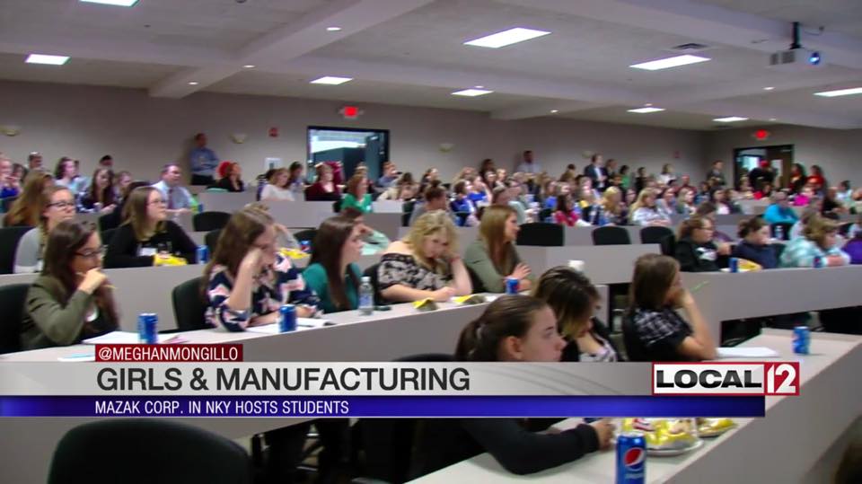 NKYFAME's tweet photo. #NKYFAME #MakingitRealGirlsandManufacturing #Atech #Mazak #Mubea #Nucor #FujiAutoTech #NKYGirls https://t.co/T47g9WfW9j