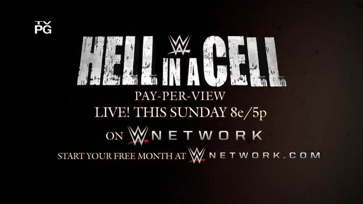 Three big matches inside #HellInACell for #RAW Superstars this Sunday, only on . #TripleMainEvent