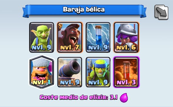 arcanosroyale's tweet photo. Aquí están.
Los 3 mazos con leñador
PD: no tengo el leñador y tube que improvisar xd #mazos #clashroyale https://t.co/IxEk2ZeAu2