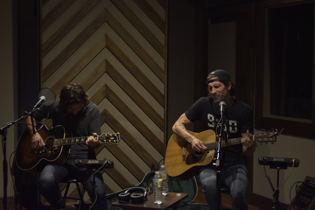 DauphinStSound's tweet photo. Thank you The Revivalists for stopping by the studio! Next stop Soul Kitchen  Jennifer Hartswick as the opener is going to rock! https://t.co/9WsGPcMHsS
