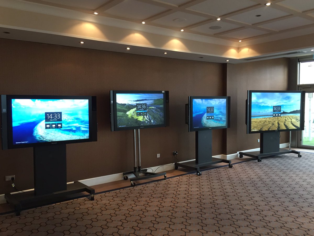 4 hubs 1 venue for 1 client busy weekend ahead &amp; the 84" was carried up 3 flights of stairs <a href="/AVMag/">AV Magazine</a> <a href="/WomeninAV/">Women in AV</a> <a href="/inavate/">Inavate Magazine</a> <a href="/MicrosoftUK/">Microsoft UK</a> <a href="/rasdo/">Ryan Asdourian</a>