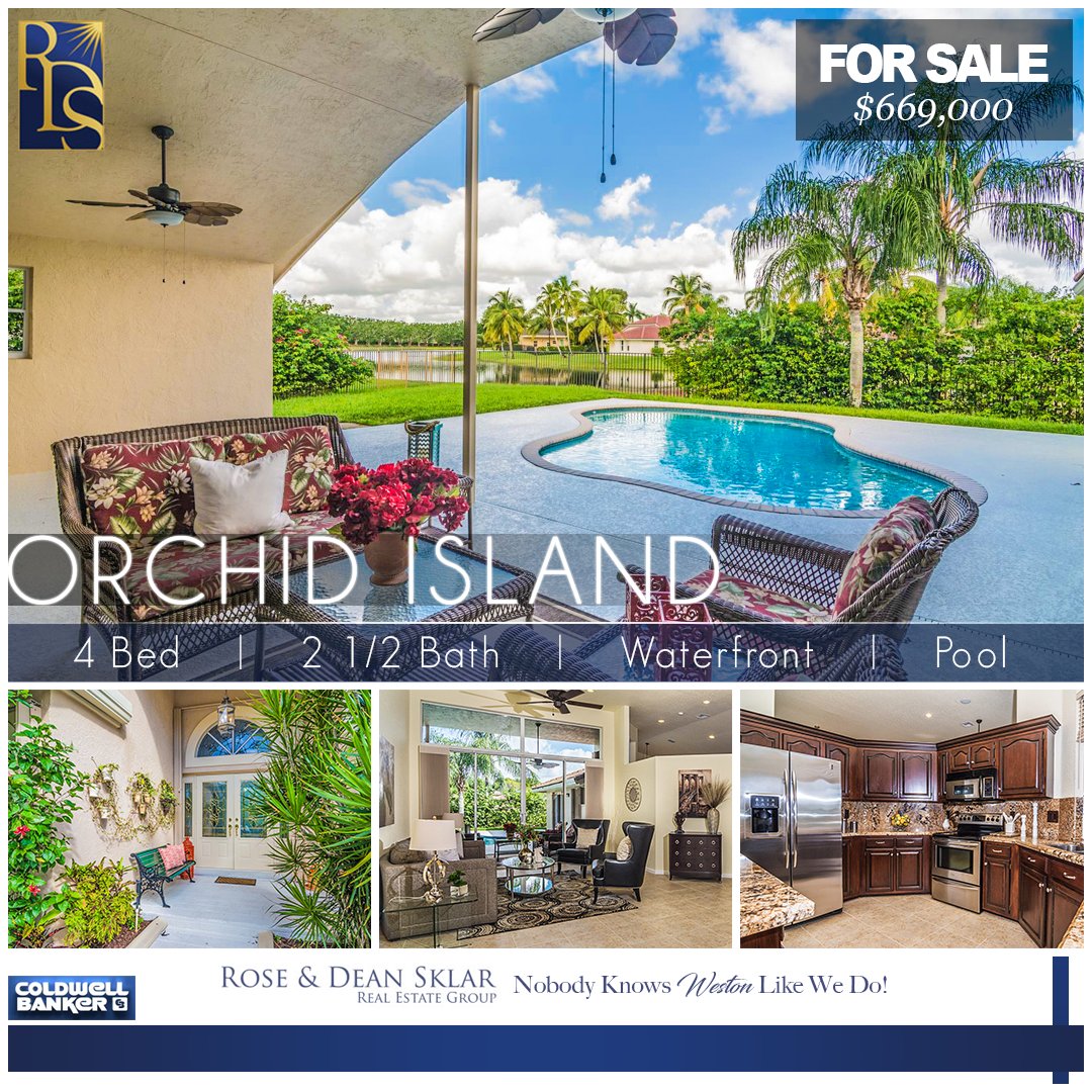SklarTeam's tweet photo. Brand New Weston listing. #westonflorida #westonfloridausa #sklarteam #waterfront #poolhomeforsale #forsale #bestschools #bestplacetolive https://t.co/dOqqXokXLo