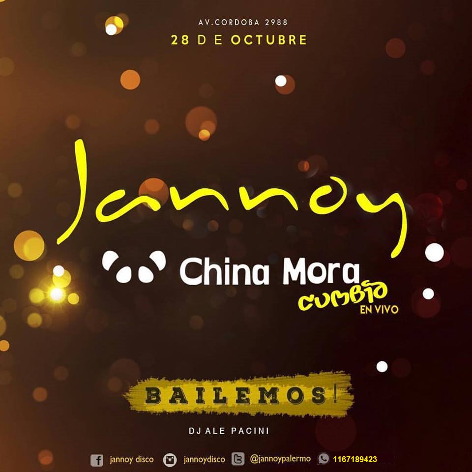 ElTemploPalermo's tweet photo. Esta Noche Show en Vivo de @chinamoracumbia en @JANNOYPALERMO !!! 
Te Lo Vas a Perder?¿?
Cont: 1567189423 https://t.co/WRmpMIrhTb