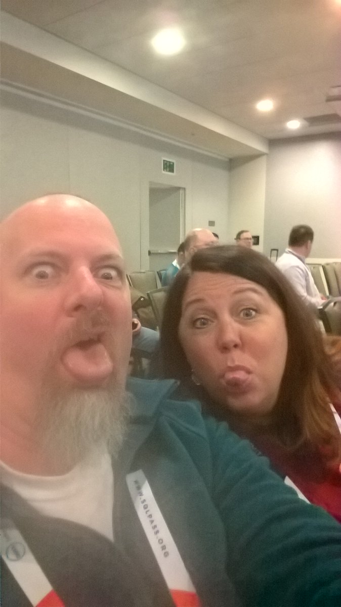 retracement's tweet image. Yes we are a little mentally challenged. #sqlpass #sqlsummit