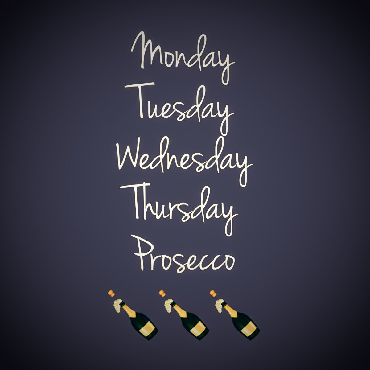 There we go! #ProseccoFriday