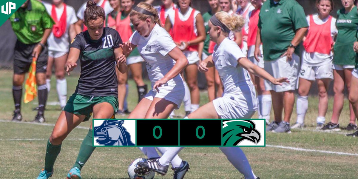 @NSUWSoccer is tied with <a href="/ucoathletics/">UCO Bronchos</a> at the half /
NSU with nine shots and five on goal. 
#TeamNSU