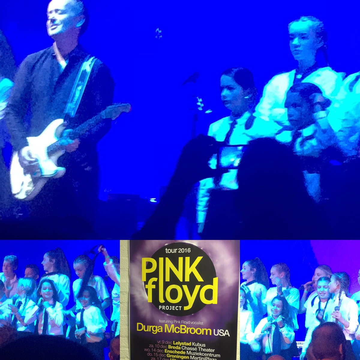 Geweldig genoten van <a href="/PinkFloydPro/">Pink Floyd Project</a> met mijn dochter Zara en klasgenootjes op het podium. Aandacht vragen voor <a href="/KidsRights/">KidsRights</a> #trotsepapa