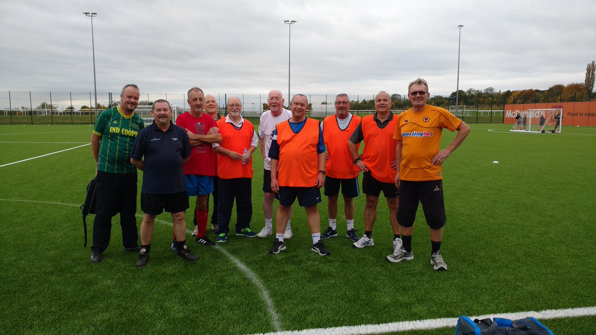 Walking Football session at Rugby Town JFC. Great fun and great bunch of lads.#footballisforall