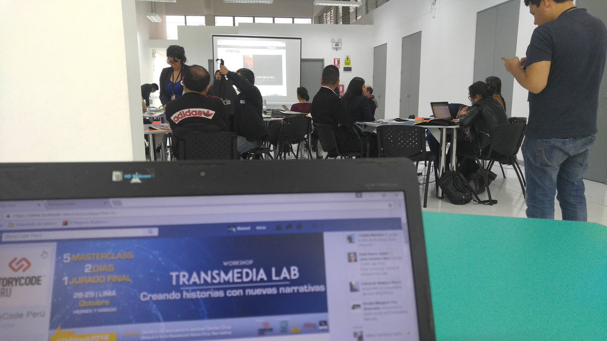 mchiroque's tweet photo. #transmedia #transmediaweek #StorycodePerú https://t.co/lWxStQysvc