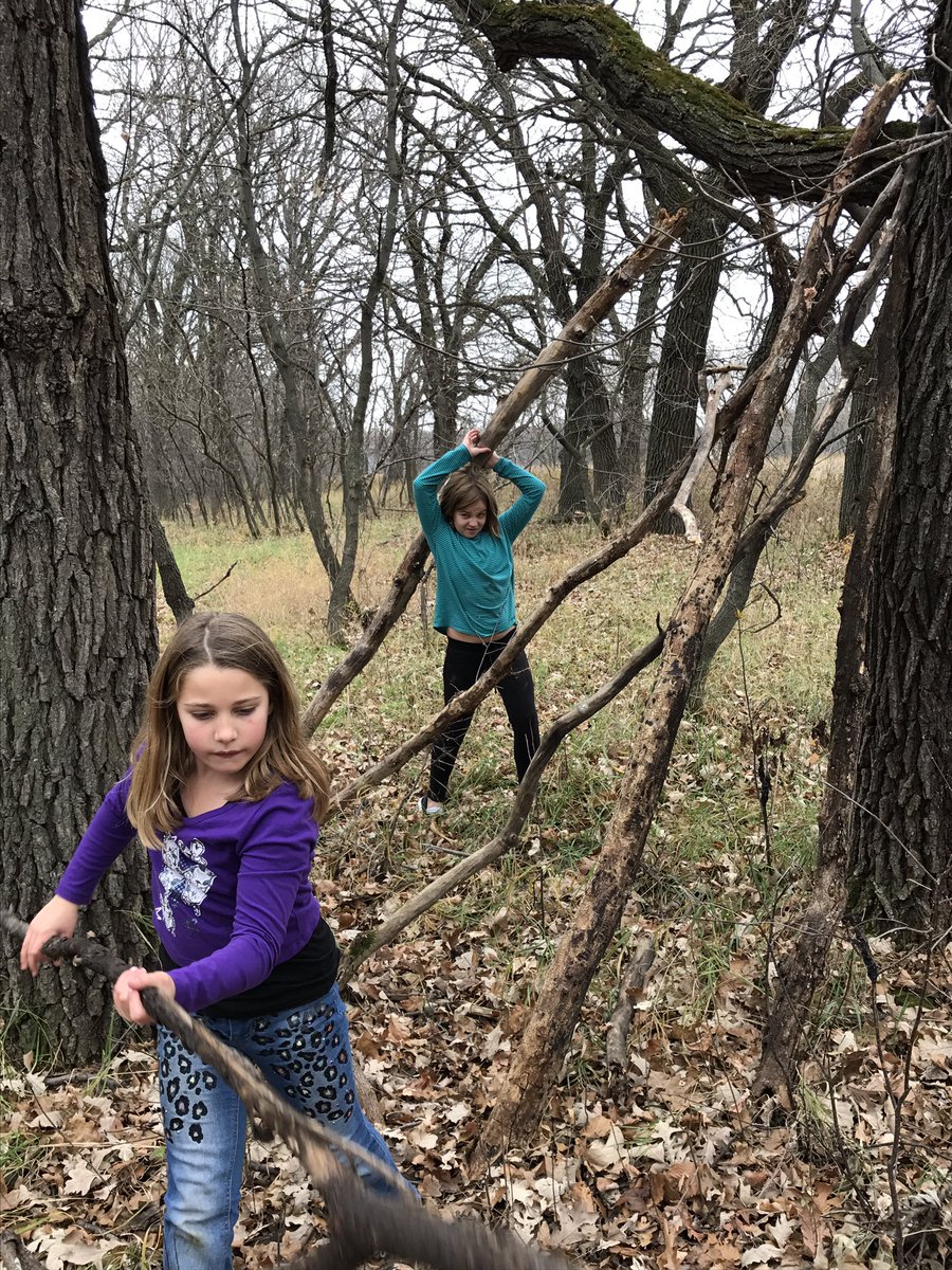 MrsThierysClass's tweet photo. #trailblazeon #turtleriver Hard at work building their shelters! Put them to work in your yards parents!!! https://t.co/FO4CiI1Gw8