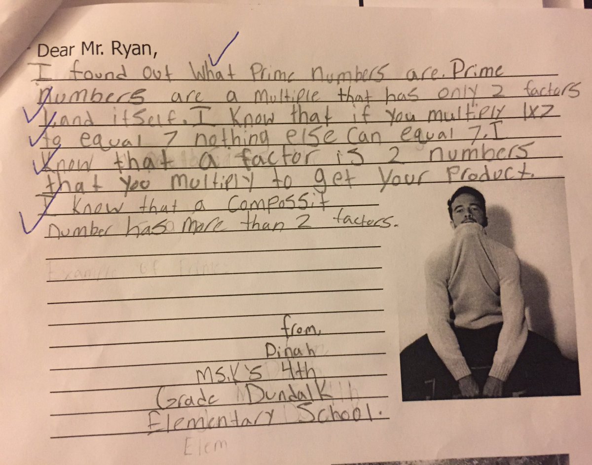 MrsStefanik's tweet image. Hey Mr @RyanCarnes1 #primenumbers #mathwriting