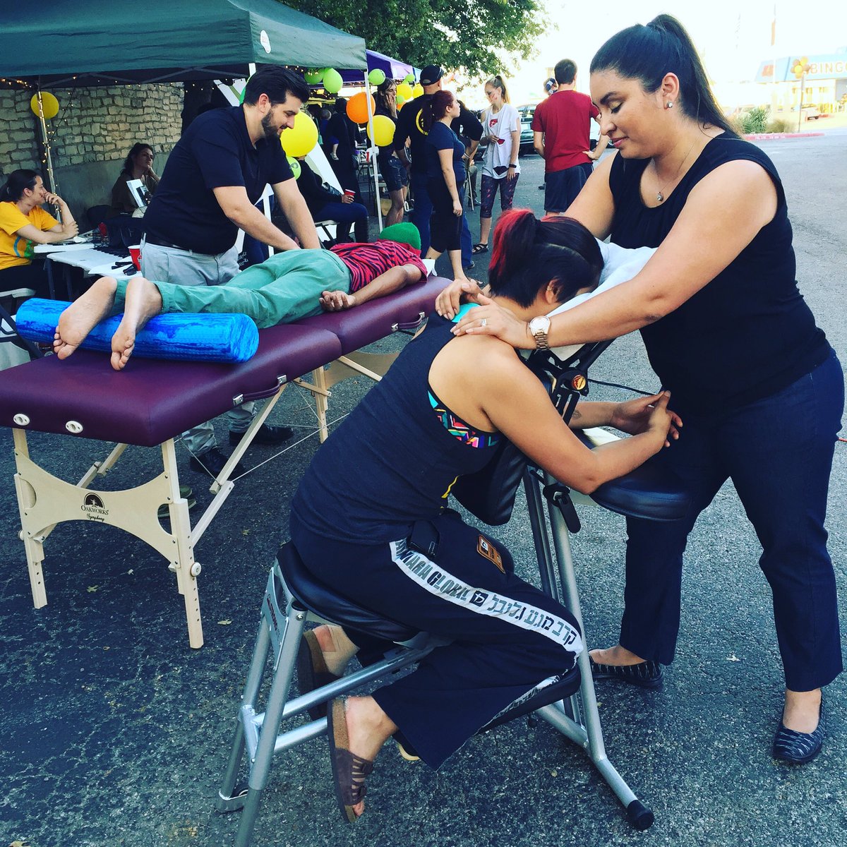 keepatxadjusted's tweet photo. We're #reanimating #zombies at the @KravLions  #Halloween party! #keepaustinadjusted #chiropractic #wellness https://t.co/7ds37cmwKg