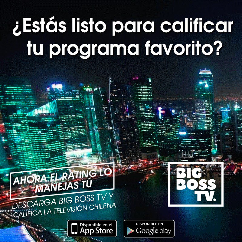 ¿Estás listo para calificar tu programa favorito?

iOS: appsto.re/cl/fSoFcb.i
Android: goo.gl/ydYF4G