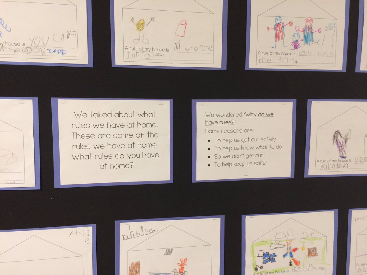 donnalwright5's tweet photo. K/1 combined class wonder "Why do we have rules?" #learn34 https://t.co/WIJZboWp3I