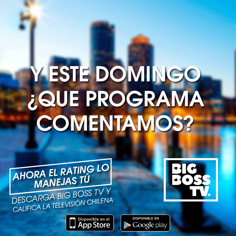 Y este domingo ¿qué programas comentamos?

iOS: appsto.re/cl/fSoFcb.i
Android: goo.gl/ydYF4G