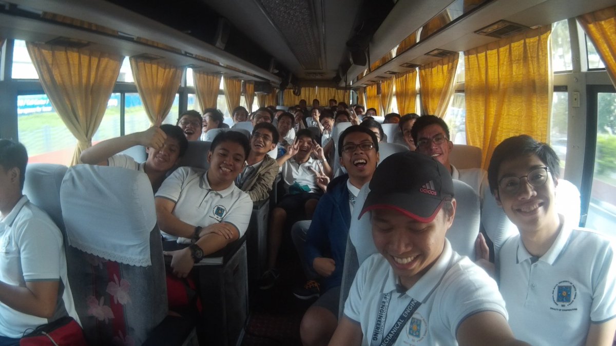 USTMEC's tweet photo. UST ME goes to Enchanted Kingdom. Here we go! #MECHistory https://t.co/8MnPj10V4f