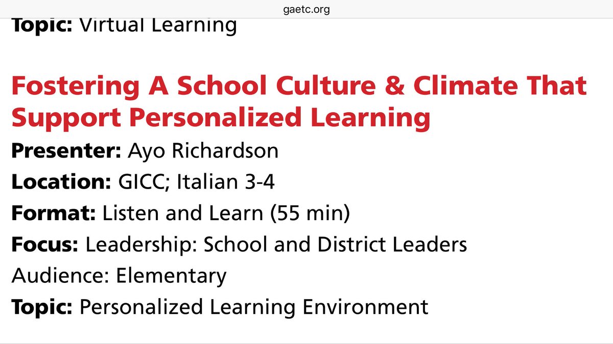 Ayo Richardson (@mpe_principal22) on Twitter photo This week literacy, next week tech! Can't wait for #GaETC16 did I'm mention I'm presenting?! 😳 I think I need tips from <a href="/TechTriplets/">Tech Triplets</a> This week literacy, next week tech! Can't wait for #GaETC16 did I'm mention I'm presenting?! 😳 I think I need tips from <a href="/TechTriplets/">Tech Triplets</a>