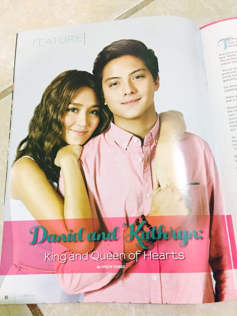 aymshyreng's tweet photo. Wow. Featured ang KathNiel sa isang Guam Magz 😍💙 © https://t.co/pJ4q6CViyv