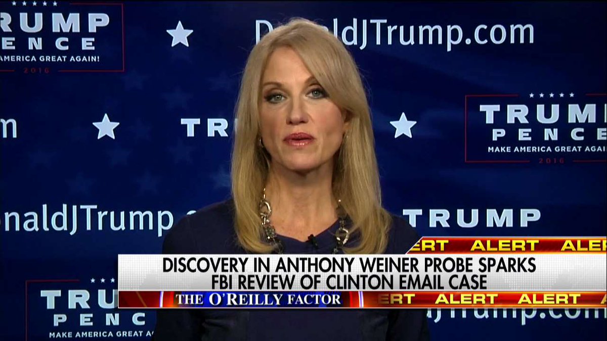 FoxNews's tweet image. .@KellyannePolls on HRC: “If you’re under your 2nd FBI investigation in the same year then you do have a…corruption &amp;amp; an ethics problem.”