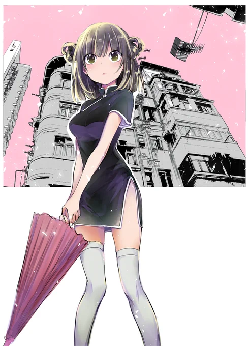 ちょっと実験したらくがき 
