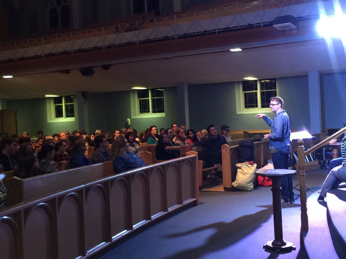 Andy Root "Jesus says 'I see dead people' (on the mountaintop)" <a href="/silverspireuc/">Chris</a> <a href="/niagarayouth/">Chris</a> #UCCan