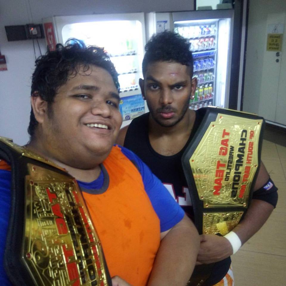 Ring_of_Chaos's tweet photo. OOC: Congrats to RoC's Aatrox (Mighty Mighty) for capturing the South East Asia Tag Titles. SPW Wrestling Asia. #MightyArrow #SPW #WCA https://t.co/01n7TttdcJ