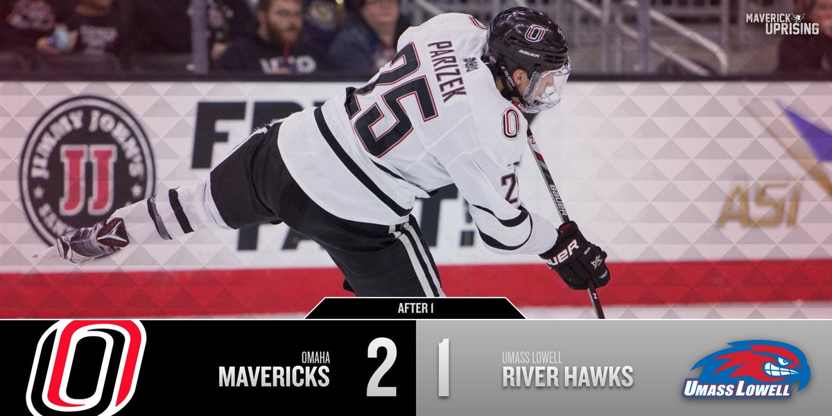 OmahaHKY's tweet photo. END 20: Omaha leads No. 5 UMass Lowell. https://t.co/LOvfWv9L6A