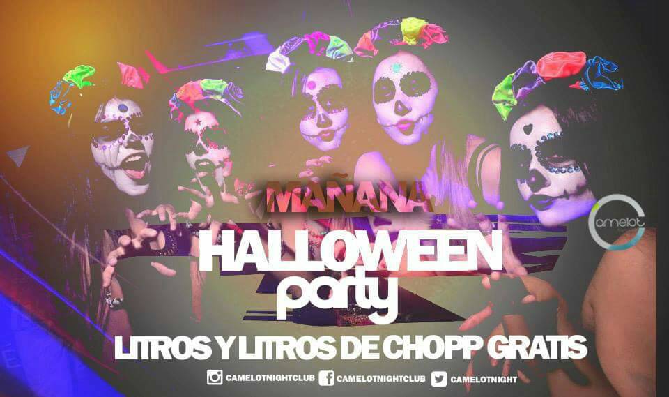 CamelotNight's tweet photo. Prepárate para vivir una noche INCREÍBLE
#HALLOWEEN
#CHOPPGRATIS
SECTOR GENERAL / ÁREA VIP https://t.co/EHK83uxvww