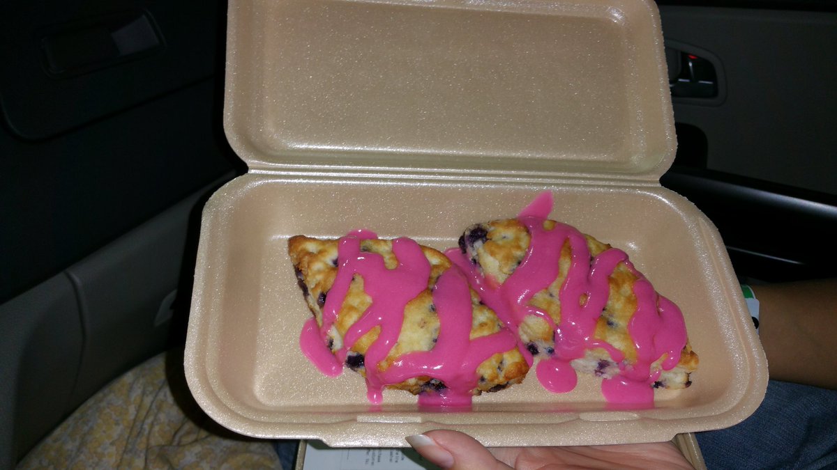 J11Riley's tweet photo. @RHarrow55  1st Bojangles Bo-Berry biscuits. ..You were on point...Delecious. .. https://t.co/zfGaUwIODP