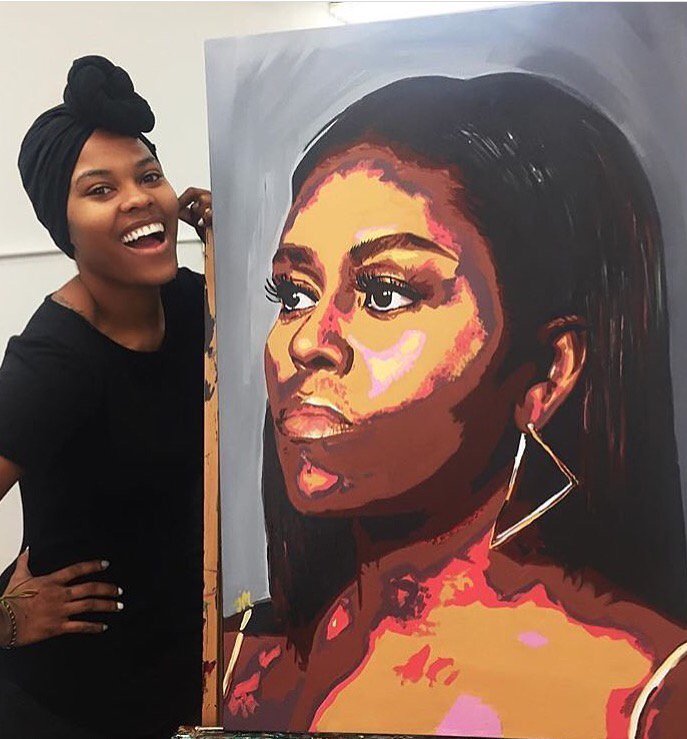 IAmNvTheStylist's tweet photo. @MichelleObama ❤️️ https://t.co/BKU26i7Xia
