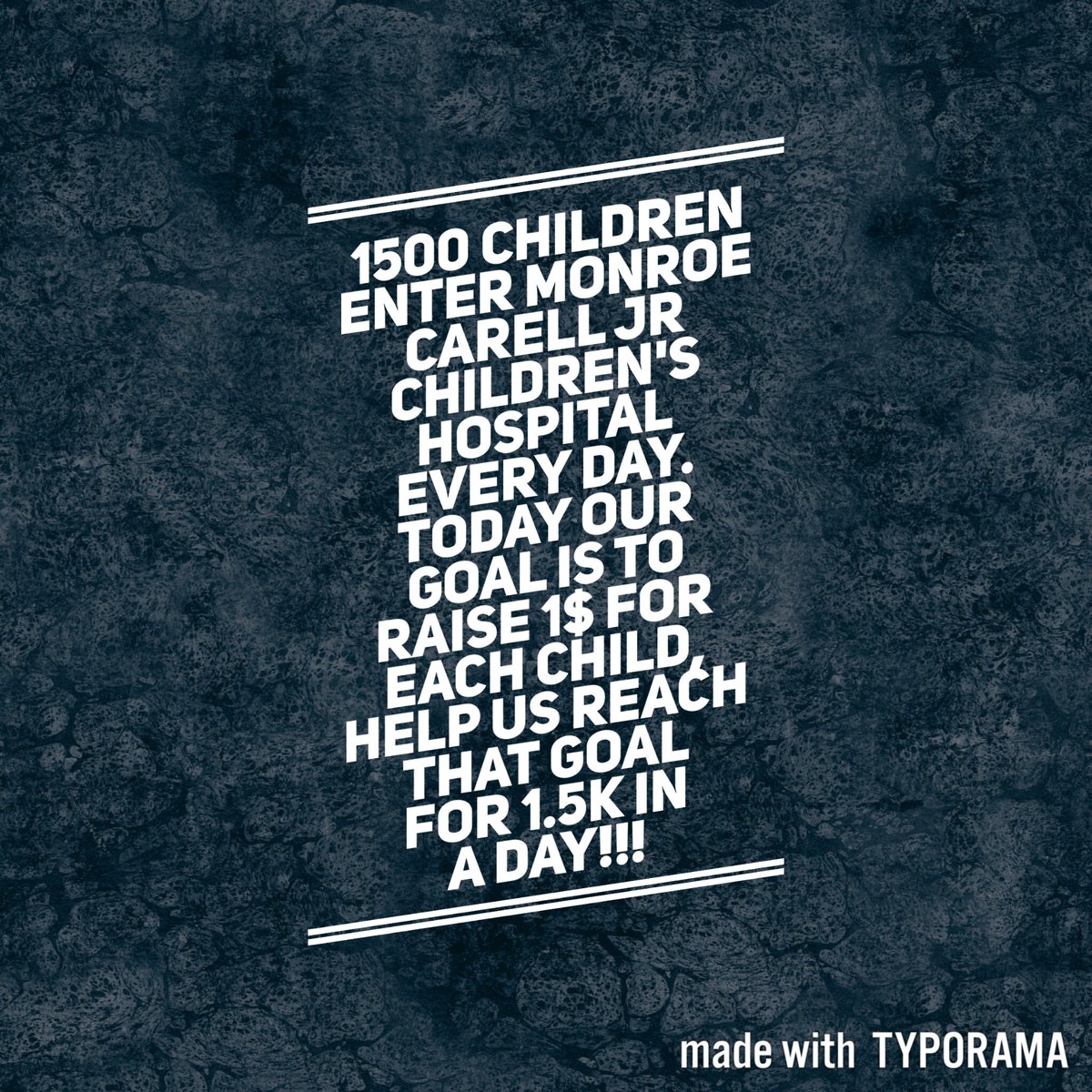 TTU_DM's tweet image. #1.5kinaday