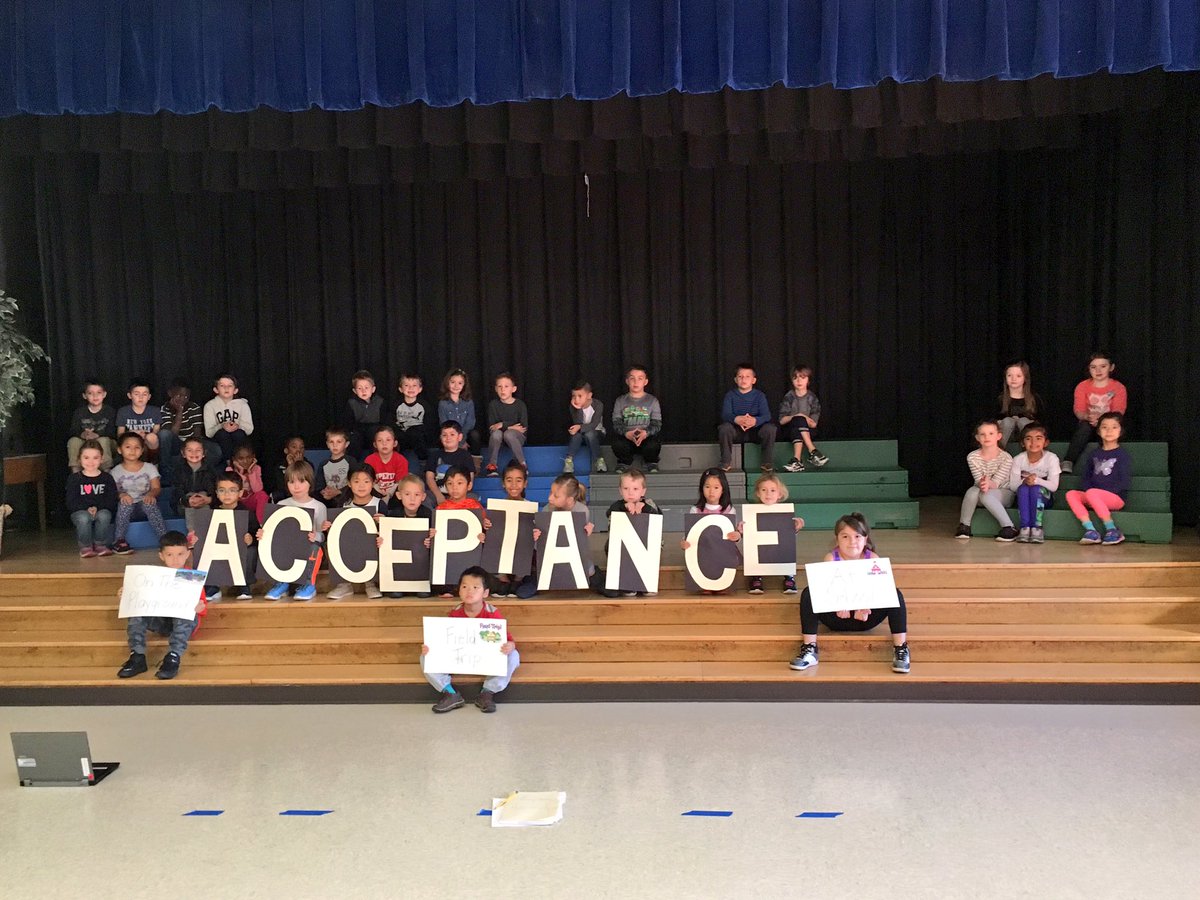 WOSnews's tweet image. Thank you #mrskuhnWOS and #mrsschaeferWOS&apos; classes for this morning&apos;s #WOSwordofthemonth assembly about #acceptance