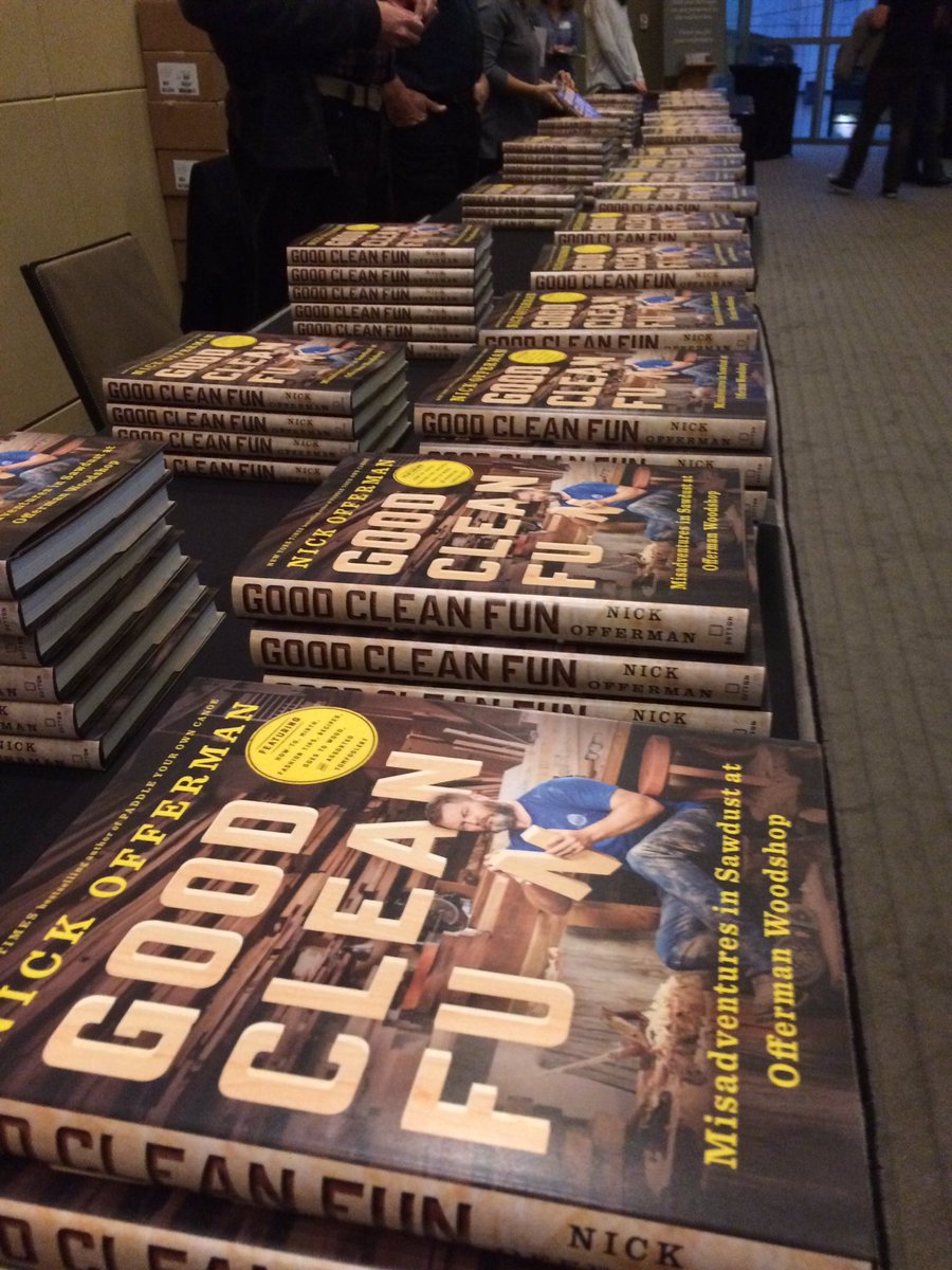 SeaArtsLectures's tweet photo. We're ready for our evening with Nick Offerman! #SALOfferman https://t.co/pByh4PvGjh