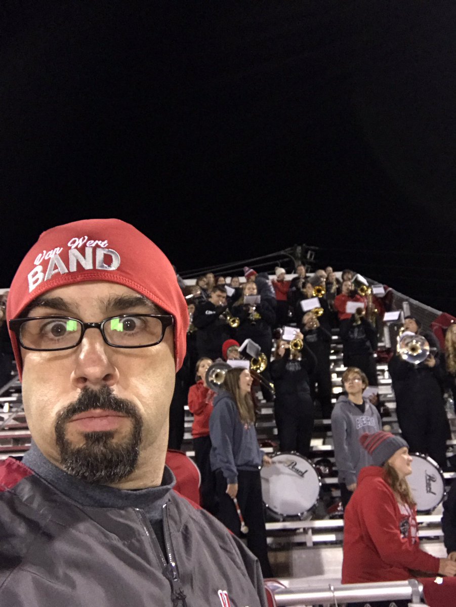 vwbands's tweet photo. 34 bleacher tunes and a halftime show. Chops of steel. #prouddirector #chopsofsteel #goband #whatagreatseason https://t.co/YtVA4wL194