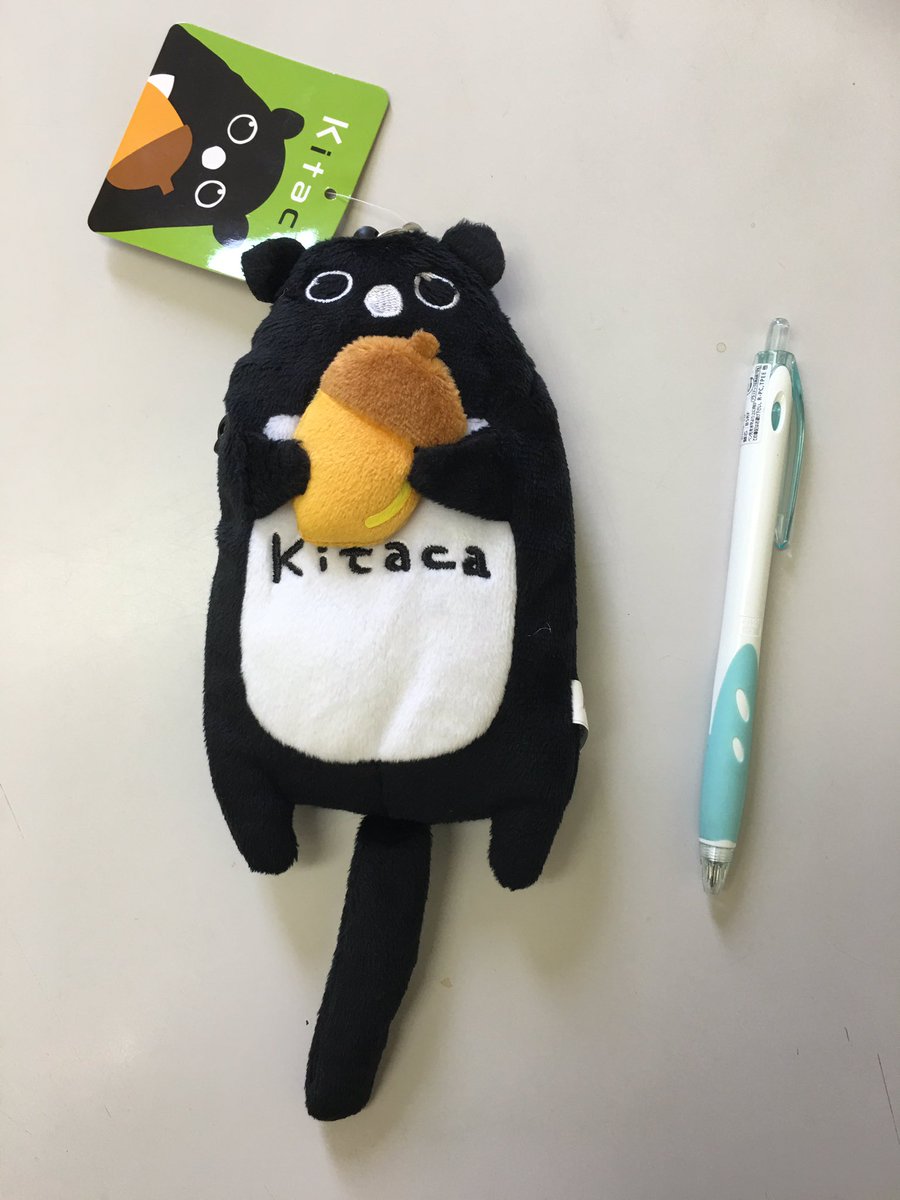 グランデ】Kitacaぬいぐるみパスケース入荷。ボールペンはサイズのご